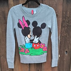 H&M Disney Mickey and Minnie Mouse Sweater Size 2